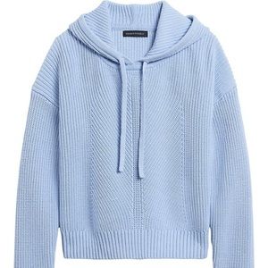 Banana Republic Cropped Hoodie Sweater